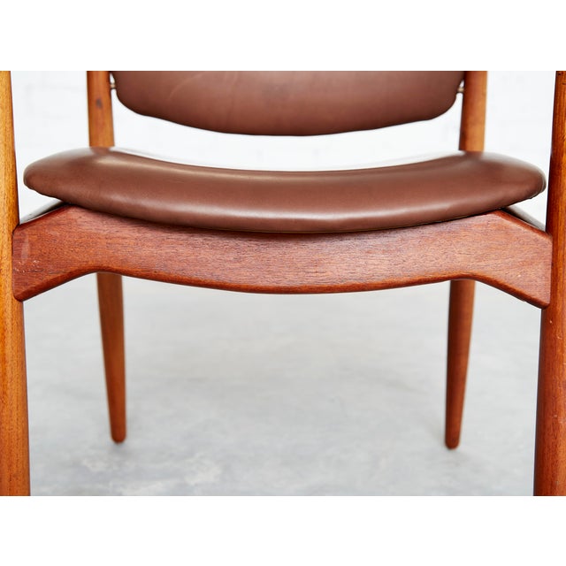 Vintage Captain's Chair in Teak by Erik Buch for Ørum Møbler, 1960s For Sale - Image 17 of 18