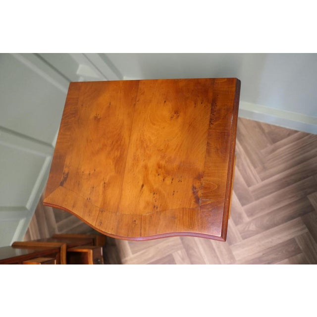 Wood Bur Yew Chests of Drawers, 1960s, Set of 2 For Sale - Image 7 of 8