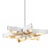 Traditional Mitzi Nala 6-Light Chandelier, Soft White/Gold Leaf For Sale - Image 3 of 3