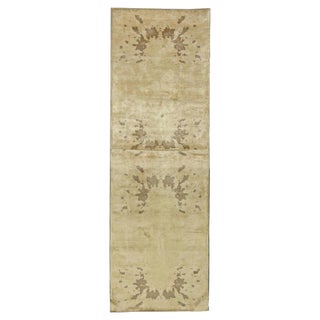 Contemporary Botanic Handmade Silk Rug by Doris Leslie Blau For Sale