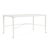 Brown Jordan Calcutta 24" x 42" Cast Top Coffee Table in Chalk For Sale