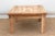 Primitive Raw Teak Wood Coffee Table For Sale - Image 9 of 12