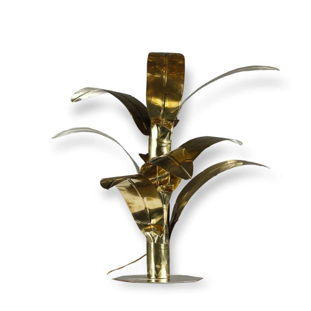 Palm Tree Brass Floor/Table Lamp, Bottega Gadda Italy, 1960 For Sale - Image 13 of 13