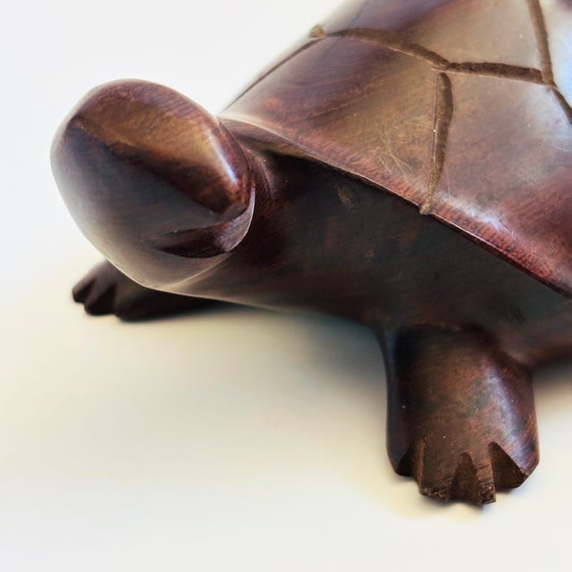Vintage Ironwood Turtle For Sale In San Francisco - Image 6 of 11