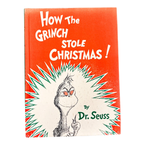"How the Grinch Stole Christmas" by Dr. Seuss, Rare 1st Edition From 1957