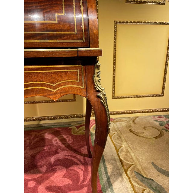 French Roll-Up Secretaire in Transition Style, 1890s For Sale - Image 6 of 18