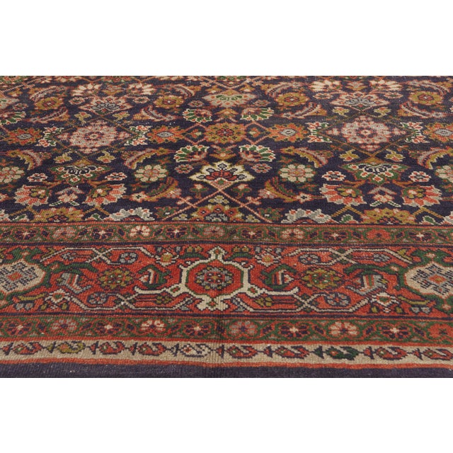 Late 19th Century Antique Persian Sultanabad Rug, 08'04 X 10'02 For Sale - Image 5 of 10