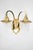 Art Deco Double Light Brass Wall Lamps with Glass Sticks, Vienna, Austria, 1920s, Set of 2 For Sale - Image 6 of 18