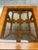 Vintage Chinoiserie Carved Wood End Table With Glass Inset For Sale - Image 6 of 10