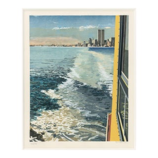 Richard Estes "Study IV - New York Harbor", 1997 For Sale