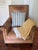 2000 - 2009 Quatrain Reproduction 1940s Leather Chair Owned by Craig Wright and Featured in Architectural Digest For Sale - Image 5 of 11