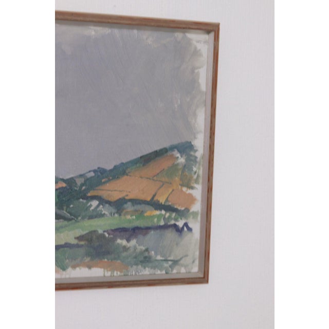 Gustav-Adolf Johansson, Valley, 1972, Oil on Canvas, Framed For Sale - Image 6 of 16