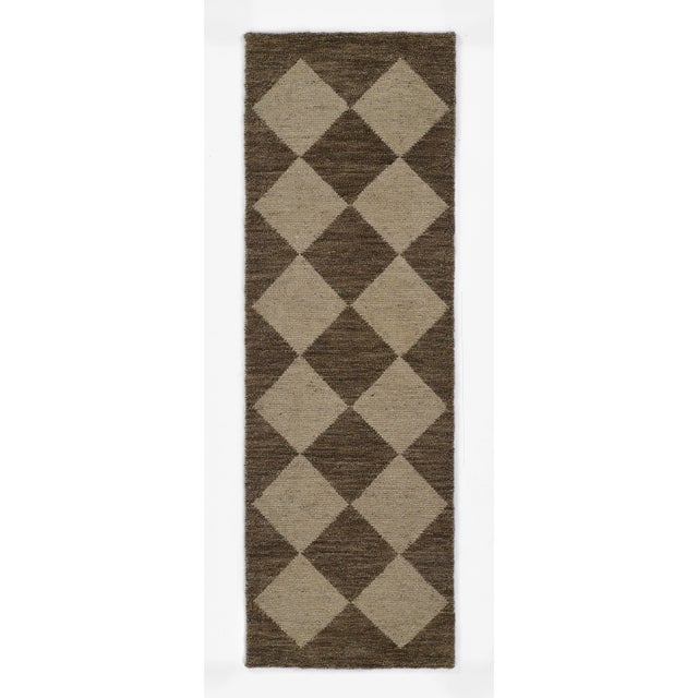 2020s Momeni Willow Brown Hand Woven 2'6" X 8' Runner For Sale - Image 5 of 11