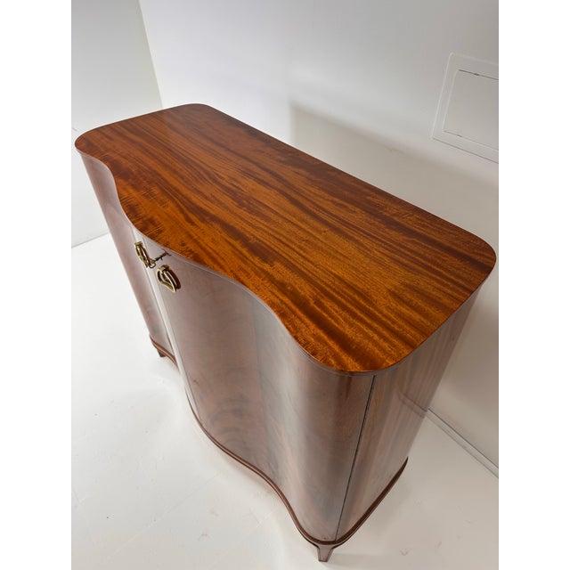 Brown 1940s Swedish Dresser by Axel Larsson For Sale - Image 8 of 12