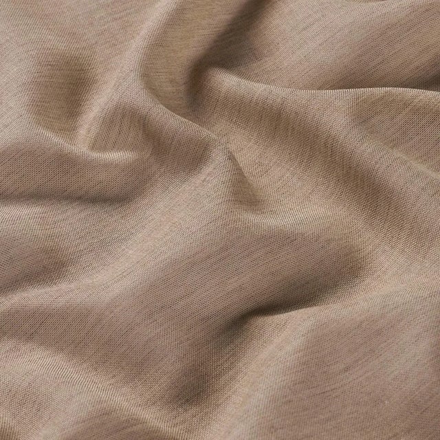 Contemporary SAMPLE - Schumacher Summit Sheer Fabric In Sandstone For Sale - Image 3 of 3