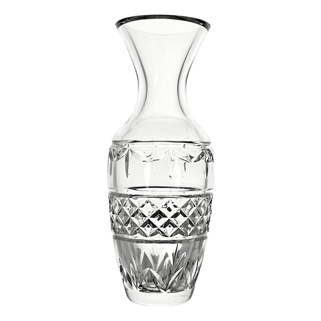 Waterford Ballina Cut Crystal Bud Vase, Ireland, Circa 2000 For Sale