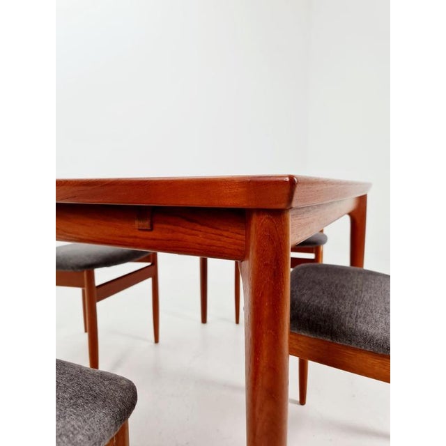Danish Rectangular Teak Table by Henning Kjaernulf, Denmark 1960s For Sale - Image 6 of 11