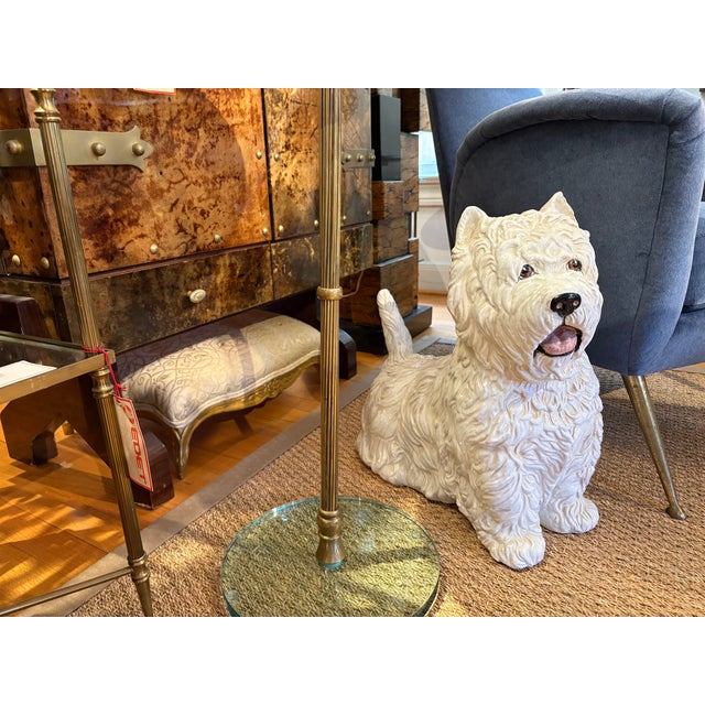 1960s Italian Modern Brass and Glass Table For Sale In Houston - Image 6 of 10