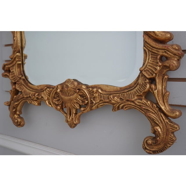 Rococo Friedman Brothers Model 6616 Gold Frame Mirror For Sale - Image 3 of 11