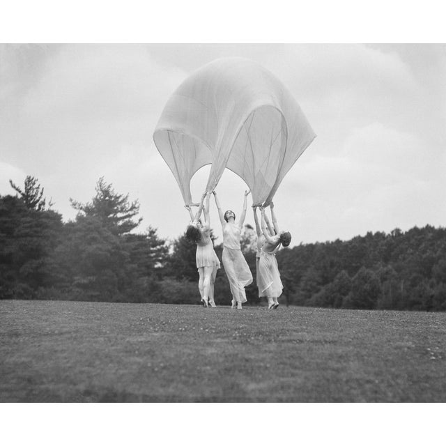 Contemporary Reproduction Print of Denishawn Modern Dancers Frolicking in Field by Arnold Genthe Circa 1920s - 16 X 20 For Sale