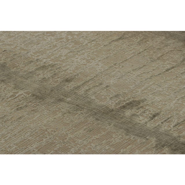 2010s Rug & Kilim’s Oversized Abstract Runner Rug in Beige-Brown Tones For Sale - Image 5 of 8