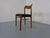 Danish teak chair with black upholstery from the 1960s.