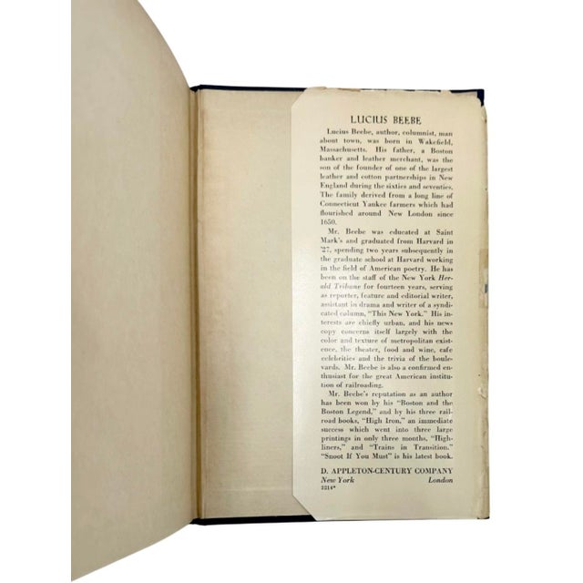 Paper Snoot if You Must by Lucius Beebe 1943 Book For Sale - Image 7 of 10
