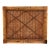 Vintage British Colonial Coastal Bamboo, Rattan, and Leather Bulletin Board For Sale