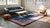 1920s Blue Navy Open Field Floral Antique Chinese Art Deco Carpet 9' X 11'8" Knotted Wool Rug For Sale - Image 12 of 13