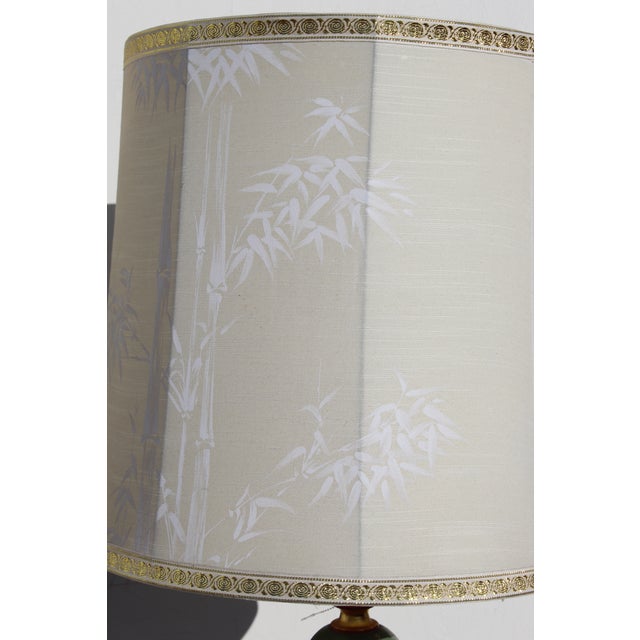 1940s 1940s Vintage Hollywood Regency Lamp With Shade For Sale - Image 5 of 9