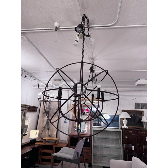 Design Plus Gallery presents a Gyro Chandelier by Timothy Oulton. The gyroscope created by 19th-century experimental...