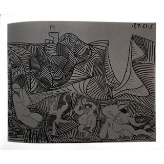 Picasso 35 Bacchanale Au Hibou Reproduction For Sale