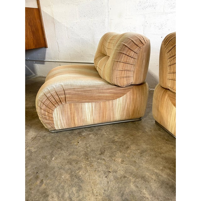 Vintage Mid Century Modern Modular Lounge Chairs For Sale - Image 15 of 16