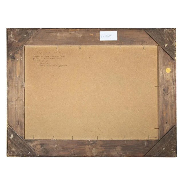 After E.T. Compton, Cloudy Mountain Landscape, Oil on Cardboard, 19th Century, Framed For Sale - Image 6 of 7