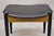 Mid-Century Modern Norco Mid Century Modern Sculpted Footstool Ottoman Tapered Leg Black Vinyl Seat For Sale - Image 3 of 11