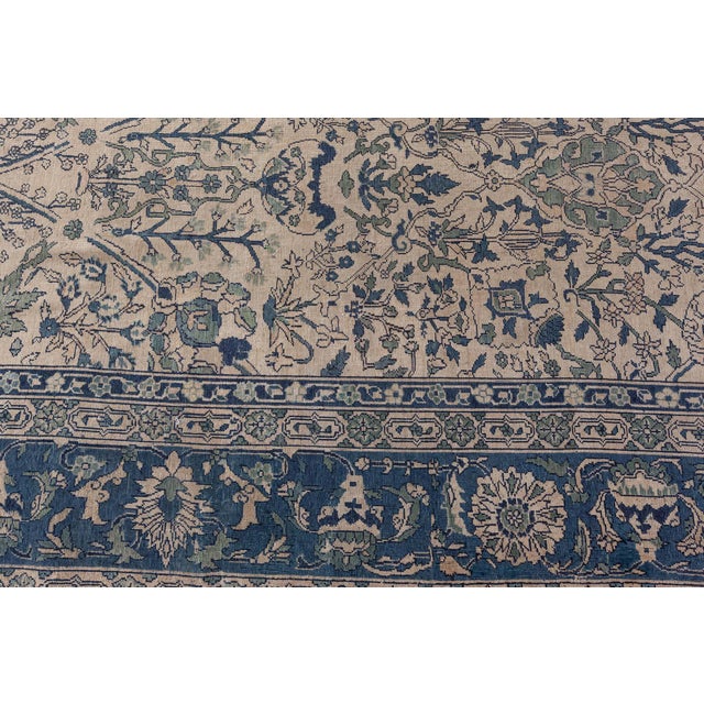 Beige Indian Rug For Sale - Image 8 of 8