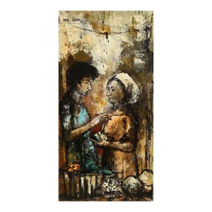 Didier Grandt, Les Femmes De Marche, Painting