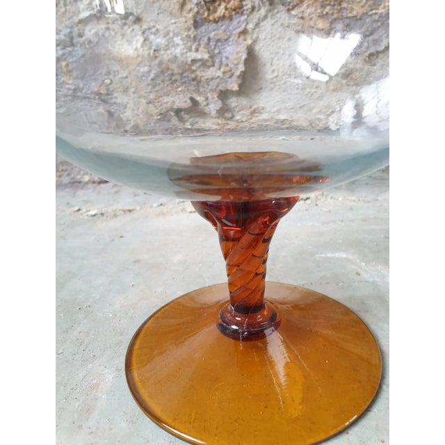 Big Glass Cut Cup by Empoli For Sale - Image 13 of 15