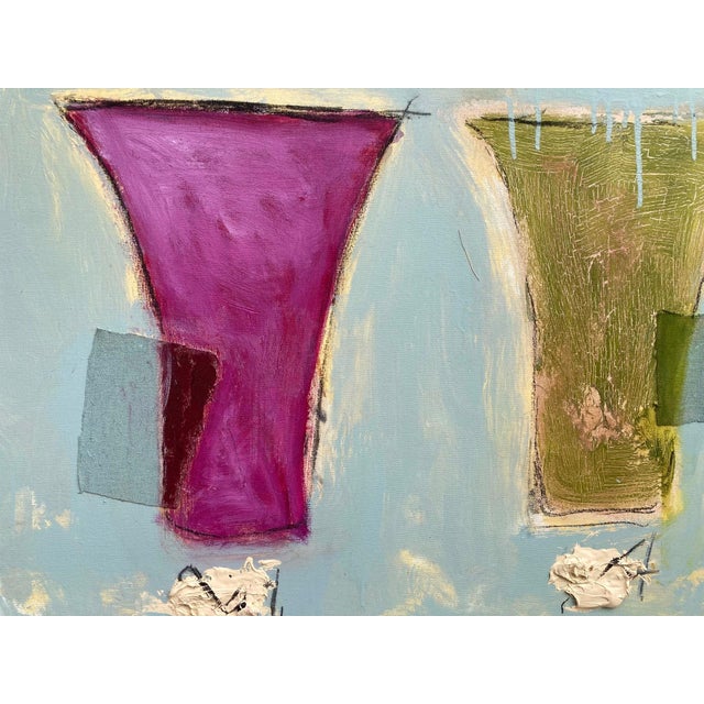 Contemporary Archonic III (Large Multimedia Abstract Painting, Framed), Guy Campbell Lyman For Sale - Image 3 of 8