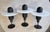Contemporary Apparatus Studio Median Mono Alabaster & Blackened Brass Pendants - Set of 3 For Sale - Image 3 of 14