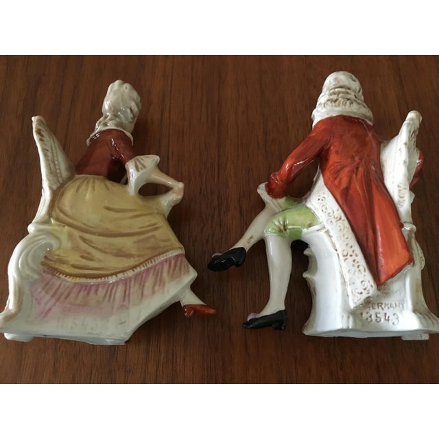 Vintage German Porcelain Figures, 1950s, Set of 2 For Sale - Image 10 of 18