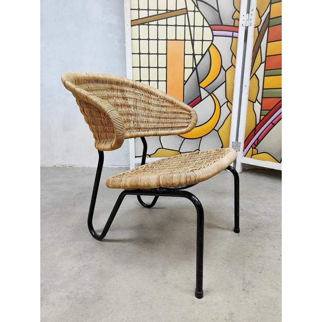 椅子 vintage rattan easy chair Vintage Rattan Easy Chair – Stowaway London