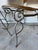 Palma Brava Wrought Iron & Brown Leather Dining Chairs – Set of 4 For Sale - Image 12 of 13