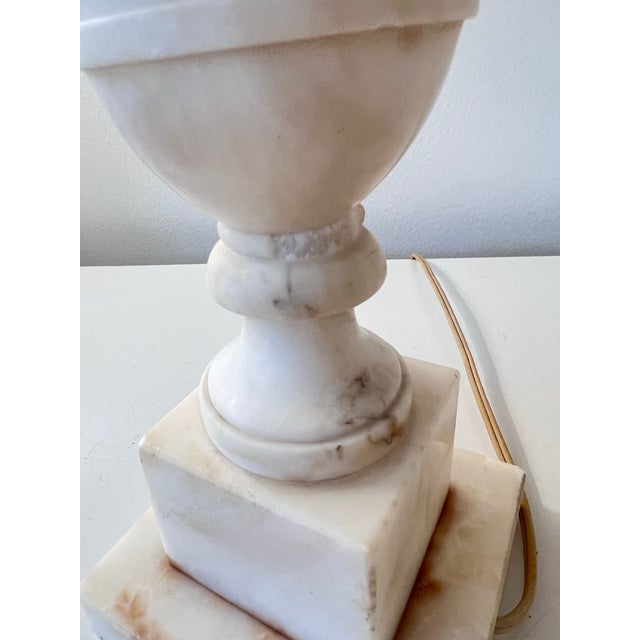 Antique Marble Lamps - a Pair For Sale - Image 12 of 12