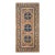 1870s Traditional Camel Small Medallion Antique Central Asian Khotan Rug For Sale