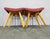 Mid-Century Modern Maple Stools with Upholstery, 1960s, Set of 2 For Sale - Image 10 of 11
