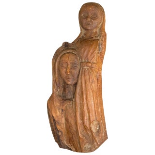 Sculpture in Wood, France, 1970s For Sale
