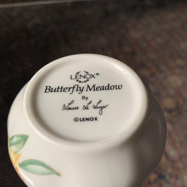 Late 20th Century Lexox Butterfly Meadow Miniature Vase For Sale - Image 9 of 13