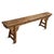 Early 20th Century Antique Mongolian Elm Village Bench For Sale - Image 5 of 6
