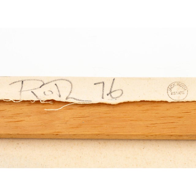 Black Jack Roth "#4" Acrylic on Canvas, 1976 For Sale - Image 8 of 10